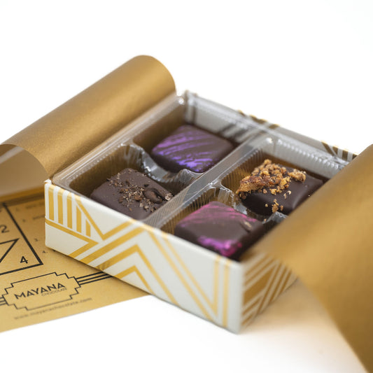 mayana chocolates 4 piece luxury collection