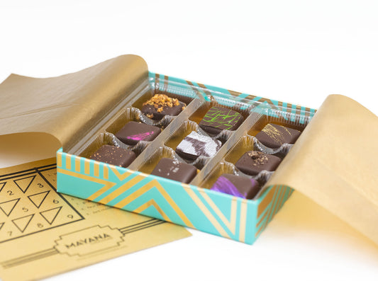 mayana chocolates 9 piece luxury collection