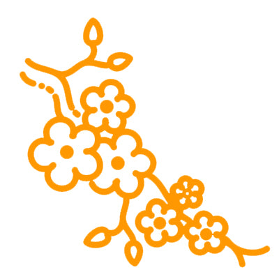 Dried flowers icon