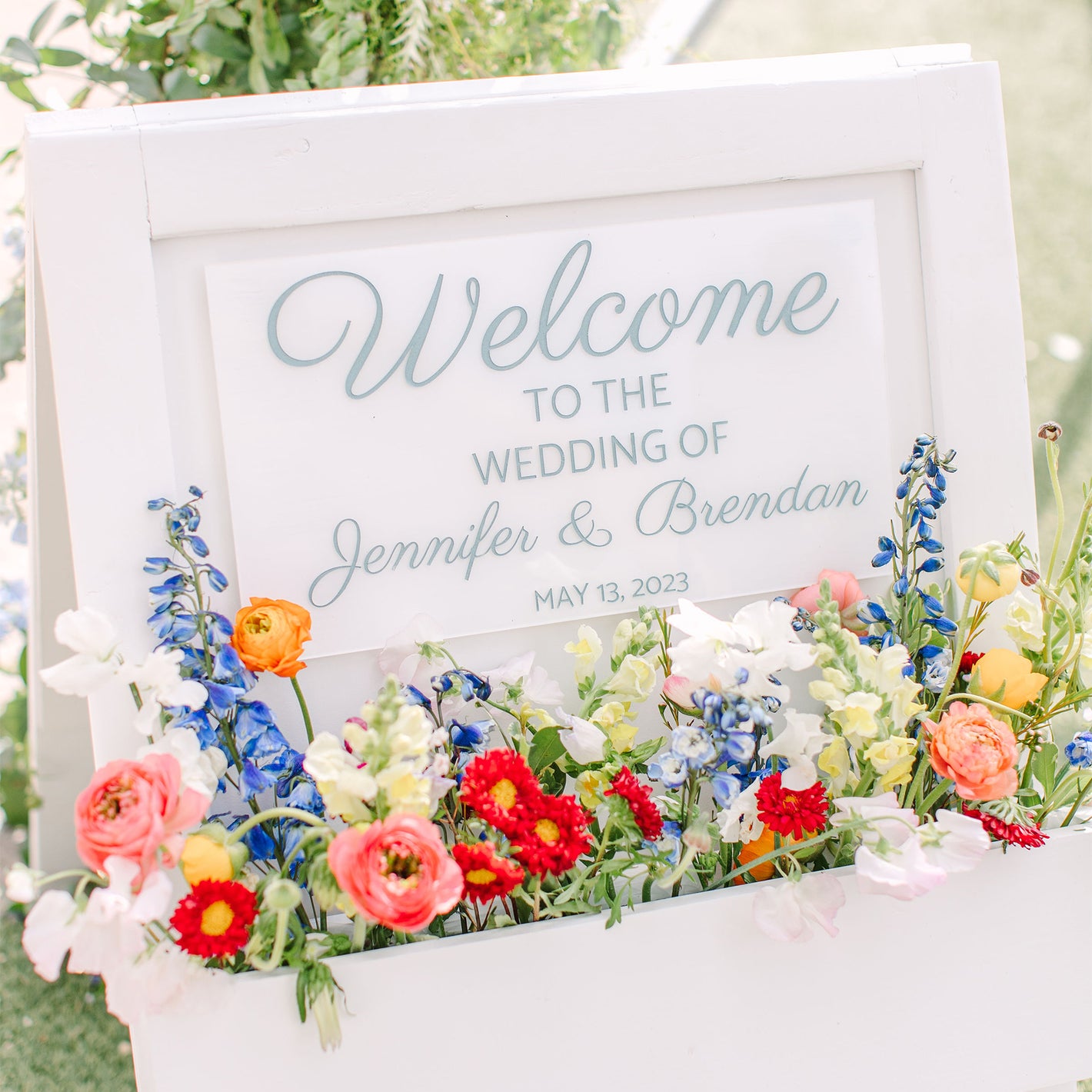 Artichokes & Pomegranates wedding flowers at La Posada de Santa Fe in New Mexico. Photo by Maura Jane Photography.