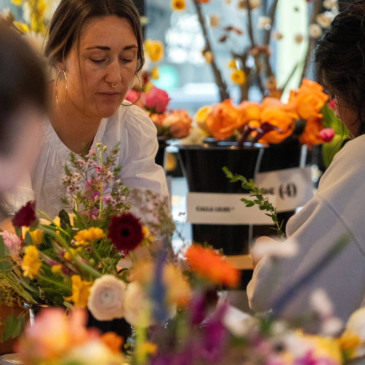 flower arranging workshop sunday, november 15