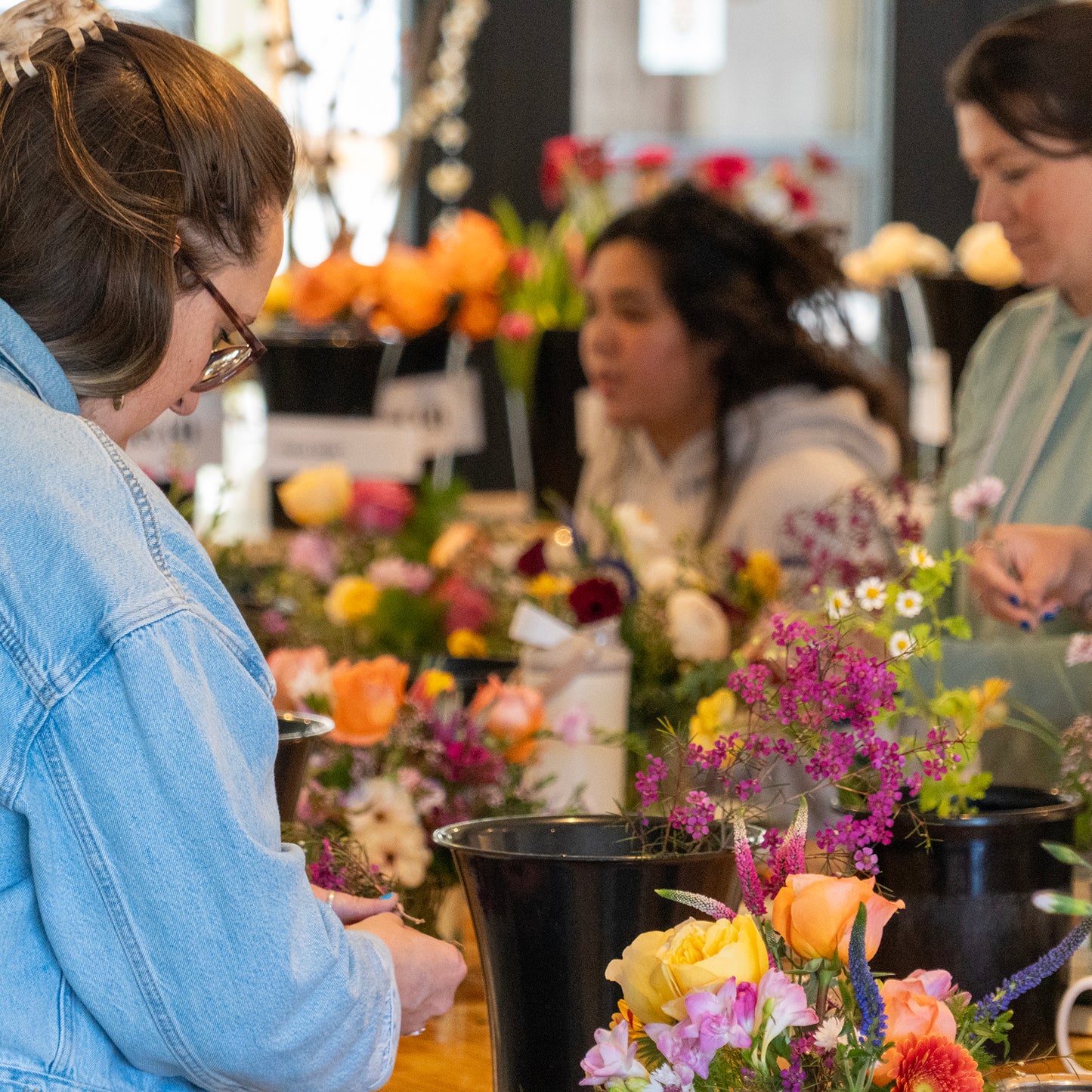 flower arranging workshop sunday, august 16